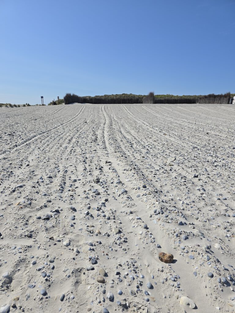 Helgoland Düne - Linienmuster im Sand